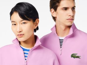 Толстовка Lacoste унисекс свободного кроя