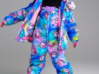 Комплект текстильный с полиуретановым покрытием для девочек: куртка, полукомбинезон