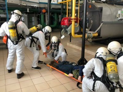 В Покровске прошли учения по ликвидации аварий на объектах ЖКХ