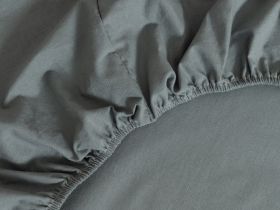 Простыня на резинке Графит/Graphit