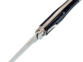 Автоматический складной нож Mikov Predator, сталь N690, рукоять Raffir, синий