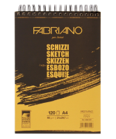 Блокнот для эскизов на спирали Fabriano "Schizzi" А4 120 л 90 г, по кор. стор.