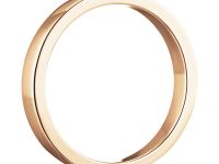 Гладкое кольцо из красного золота с бриллиантом э0201кц08110300