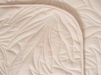 Покрывало Fogliare, серо-бежевое