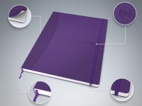 Блокнот в линейку OXFORD Office Signature B5 80 л мягкая обложка ассорти, темные цвета