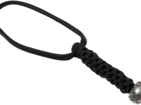 Темляк Lanyard w/ Pewter Round Spyder Bead, Spyderco BEAD2LY