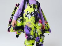 Комплект текстильный с полиуретановым покрытием для девочек: куртка, полукомбинезон