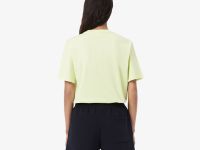 Женская футболка Lacoste свободного кроя из мягкого хлопка