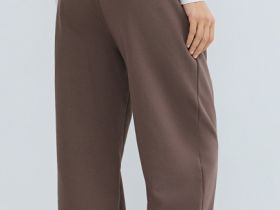 Джоггеры из мягкого трикотажа, Коричневый