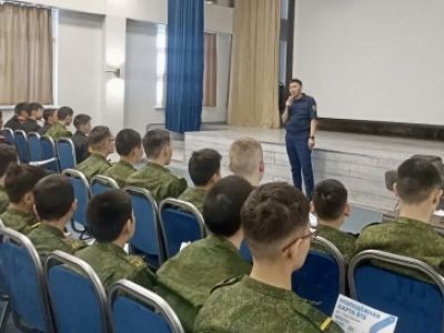 Сотрудники следственного управления встретились с воспитанниками  Якутской кадетской школы