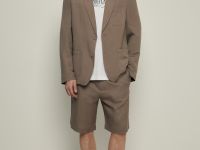 Шорты с добавлением льна