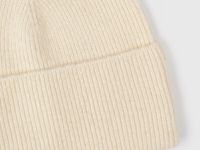 Шапка с отворотом, Бежевый