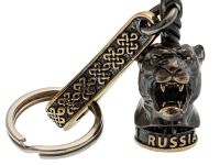 Брелок Пантера, бронза