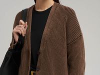 Свободный кардиган из хлопка