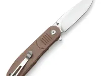 Складной нож Tenable Einar, сталь NItro-V, рукоять микарта, коричневый