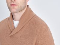 Джемпер прямого силуэта с воротником-стойкой