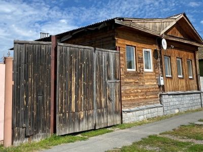 Дом, в котором жил комсомолец Петр Пуртов, геройски погибший под Мадридом в Испании в 1939 г.