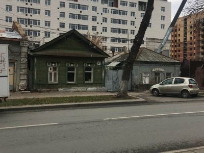 Дом, в котором помещалось в 1906 - 1912 гг.  Правление потребобщества, являвшееся центром легальной работы Самарской большевистской организации в годы реакции