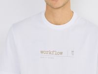 Футболка с текстовым принтом, Белый