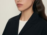 Блузка из хлопка с коротким рукавом