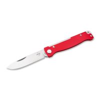 Складной нож Boker Atlas Red, сталь 12C27, рукоять сталь, красный