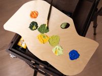 Палитра деревянная Малевичъ, профессиональная 27,5х46 см