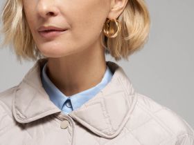 Стеганая куртка с искусственным утеплителем и водоотталкивающей пропиткой