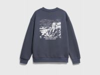 Свитшот с принтом для мальчиков, Синий