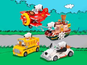 Snoopy 86905 Конструктор Снупи: Полёт на биплане