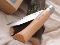 Нож складной Opinel №10 VRI Tradition Inox, сталь Sandvik™ 12С27, рукоять бук, 123100