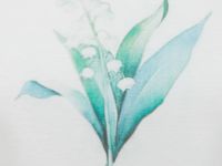 Футболка из мерсеризованного хлопка с принтом