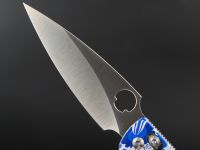 Складной нож Daggerr Sting Slim Gzhel, сталь VG-10, рукоять G10