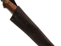 Нож Ястреб, сталь М398, рукоять айронвуд, мельхиор