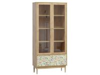 Витрина Тайрон 2-92x200 Сальвия