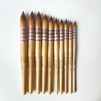 Кисть синтетика Taklon Art Secret, 15RT, короткая ручка, французское крепление
