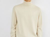 Базовый джемпер с содержанием шерсти, Бежевый
