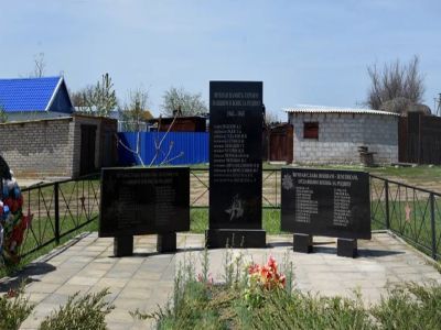 Братская могила советских воинов, погибших в период Сталинградской битвы