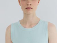 Базовая майка из трикотажа, Зеленый