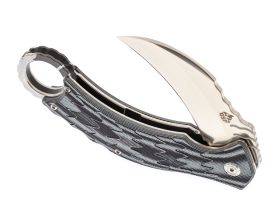 Складной нож QSP Eagle, сталь D2, рукоять черно-белый G10