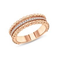 Серебряное кольцо с фианитами