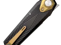 Складной нож Remette Infinite Power, сталь M390, рукоять титан, цвет черно-желтый