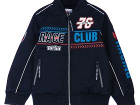 Куртка текстильная с полиуретановым покрытием для мальчиков (бомбер)