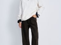 Джинсы wide leg fit женские