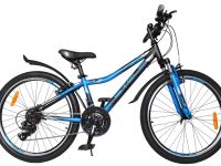 Подростковый велосипед Stels Navigator 410 V 21 sp 24, год 2026, цвет Серый-Черный, ростовка 12