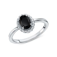 Серебряное кольцо с фианитом