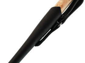 Кованый нож Северный малый, сталь 65Х13, карельская береза