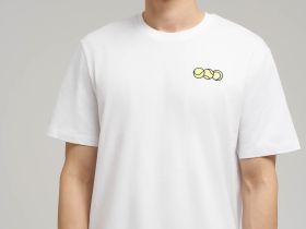 Футболка прямого кроя из джерси