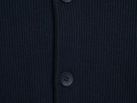 Кардиган из текстурной ткани с коротким рукавом, Синий