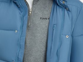 Полупальто утепленное с воротником-стойкой