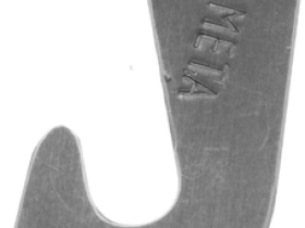 Держатель заднего переключателя "петух" Meta №45 фрезерованный (серебристый)